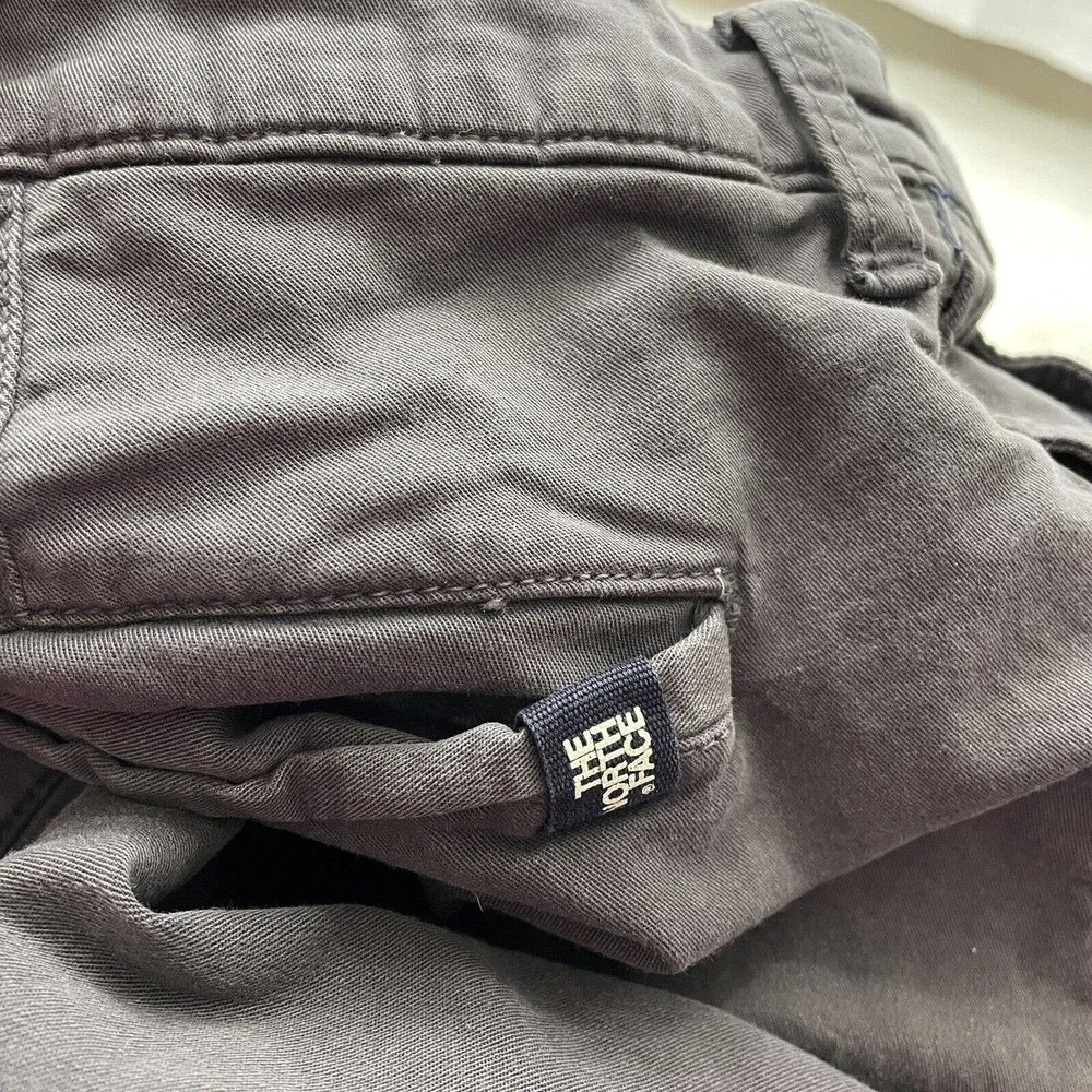 The North Face Mens Size 38 Short‎ Solid Grey Straight Leg Utility Pants